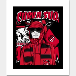 Curva sud Milano Posters and Art